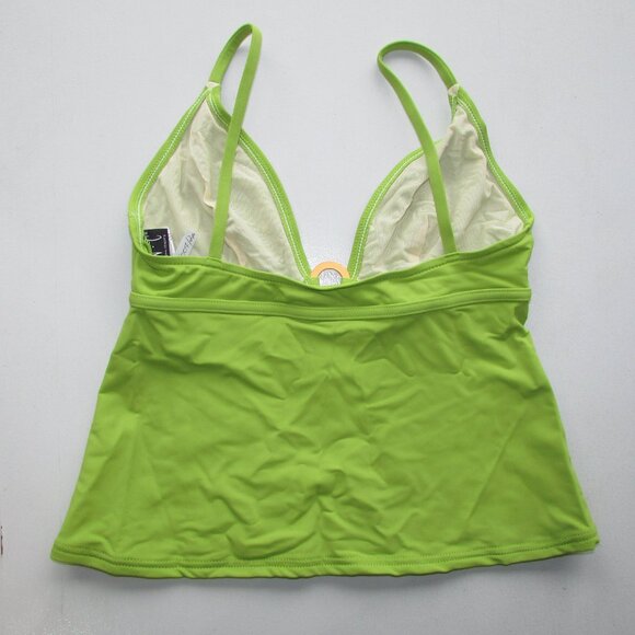 INC International Concepts Lime Green 2 Pc Tankini - Small - NEW - Picture 4 of 9
